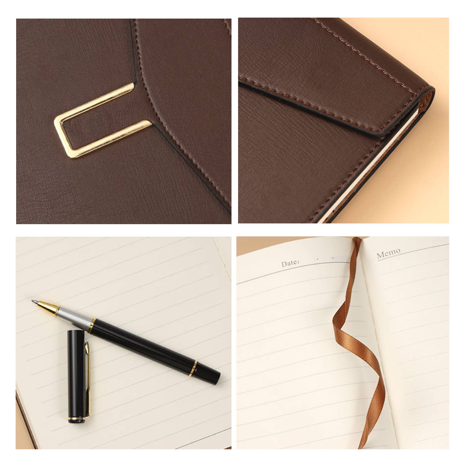 Tri-Fold Journal And Flash Drive Pen Gift Set 4