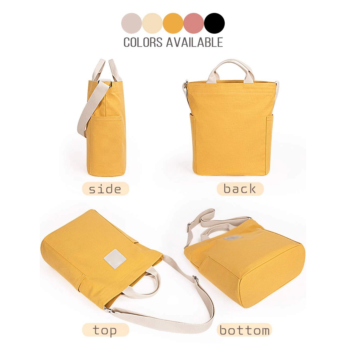 Women Canvas Tote Handbags 3