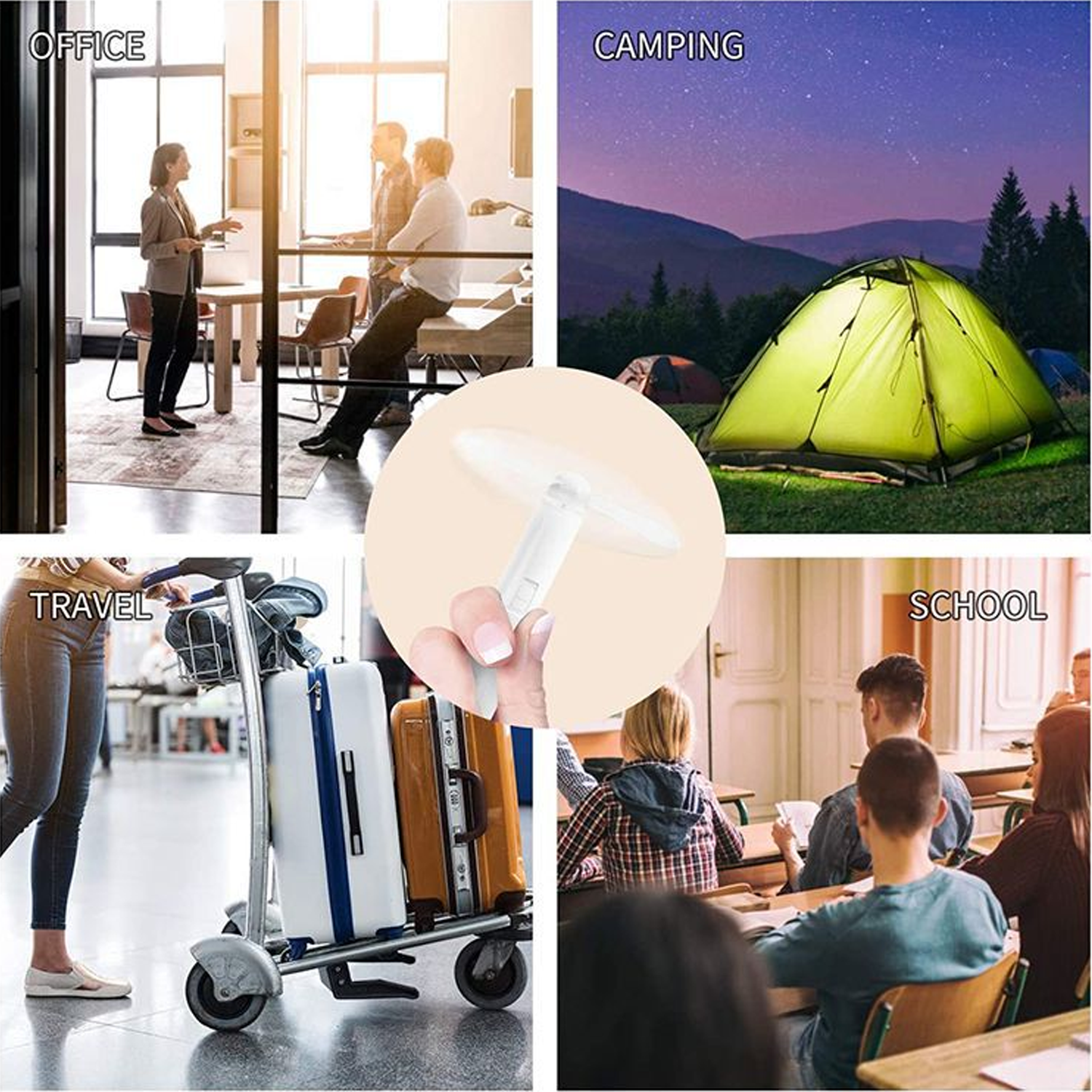 Portable Electric Handheld Mini Fan 8
