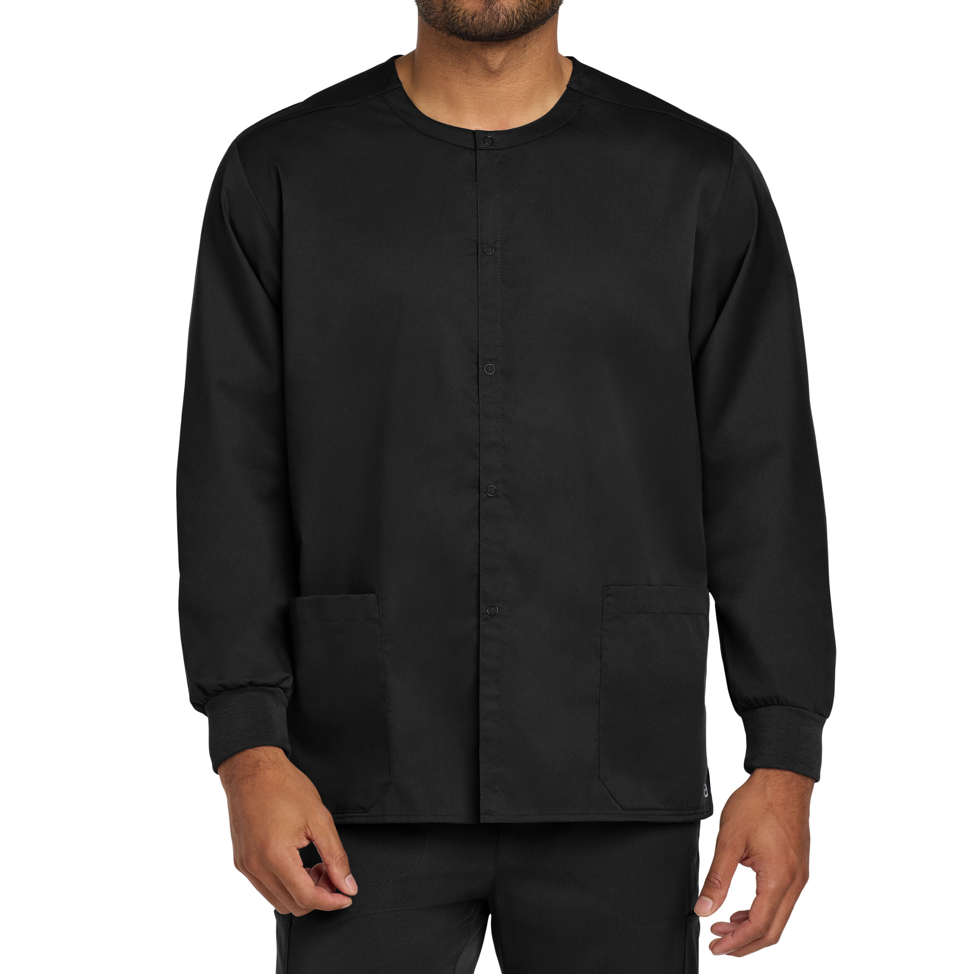 Wink® Unisex WorkFlex Snap-Front Scrub Jacket 13
