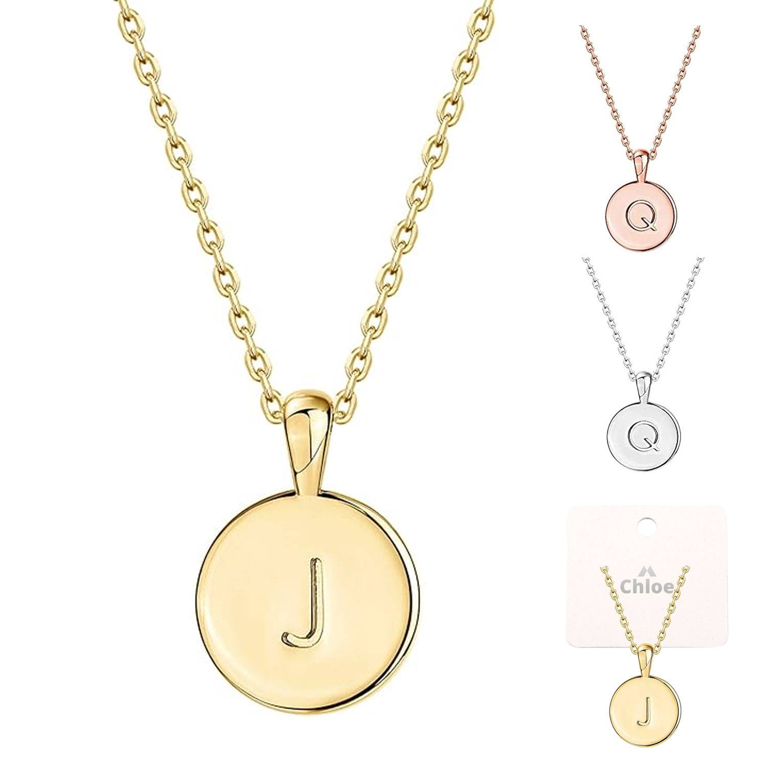 Letter Pendant Necklace 8