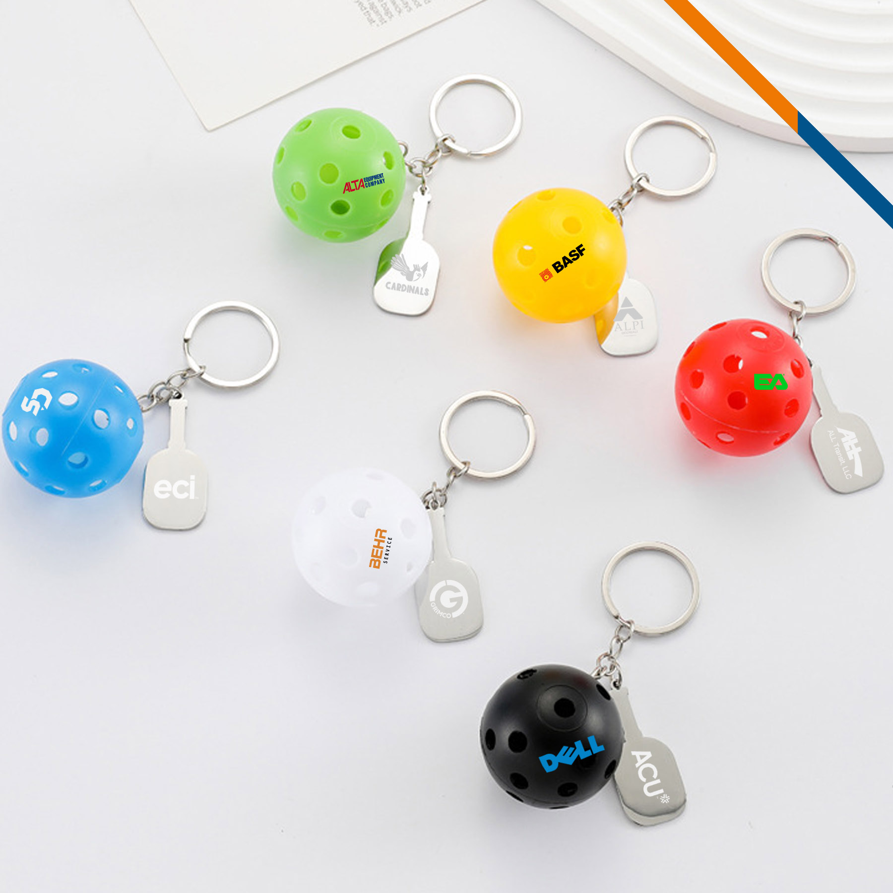 DinkGlow Pickleball Keychain 3