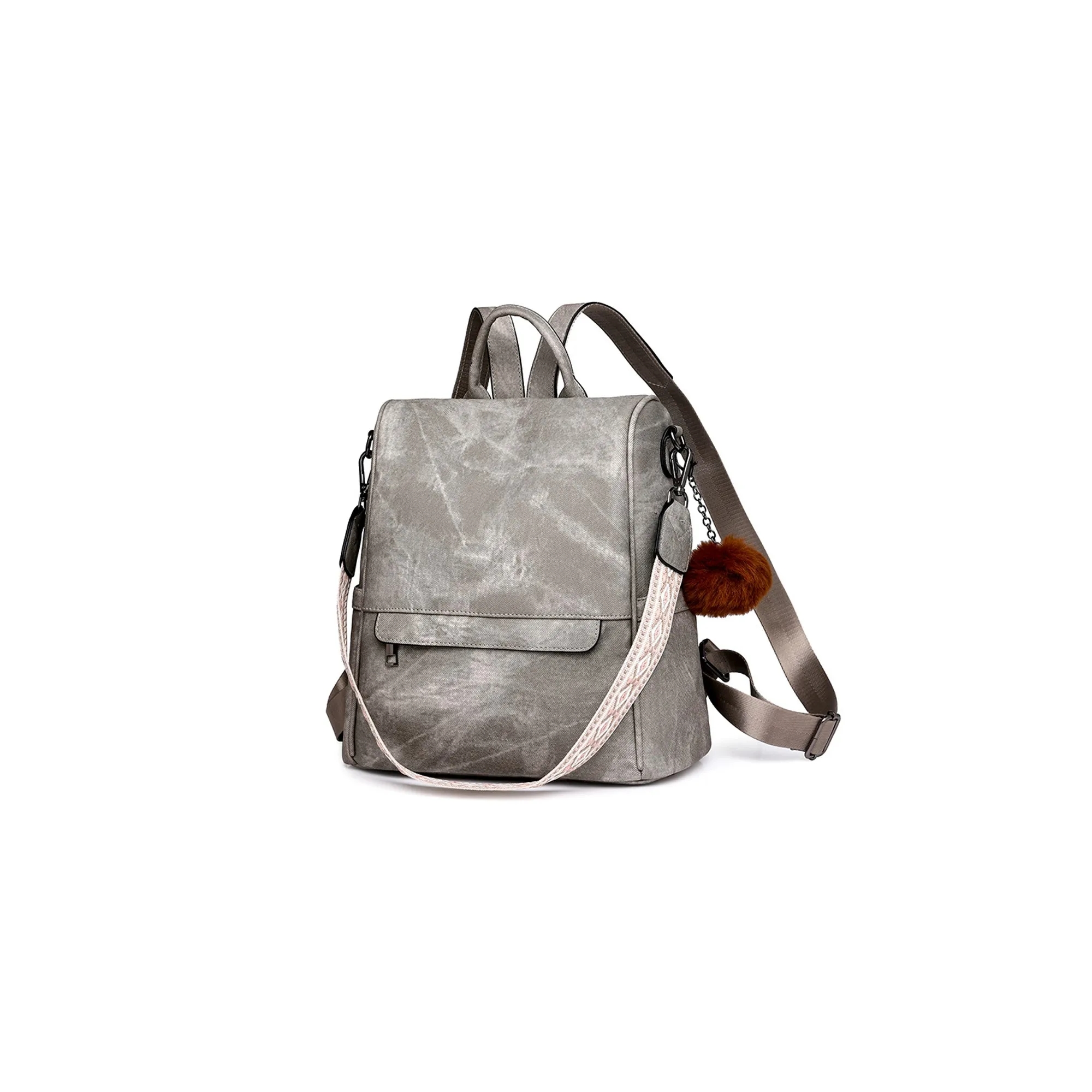 PU Leather Convertible Daypack 7