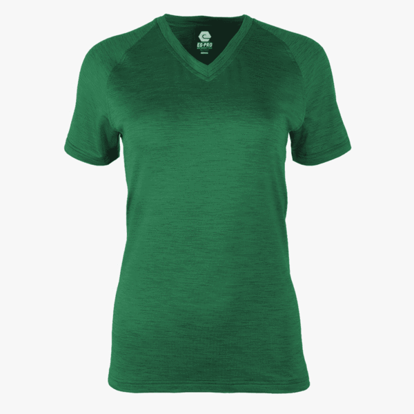 #L128 / Imperial Space Dye Women's V-Neck Tee 5