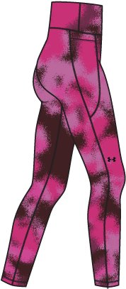 HeatGear No-Slip Waistband Women's Ankle Leggings 6