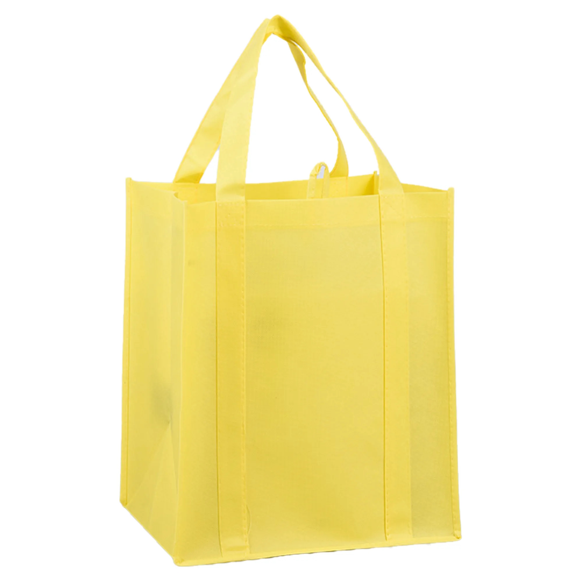 Non-Woven Grocery Tote Bag with a plastic bottom 7
