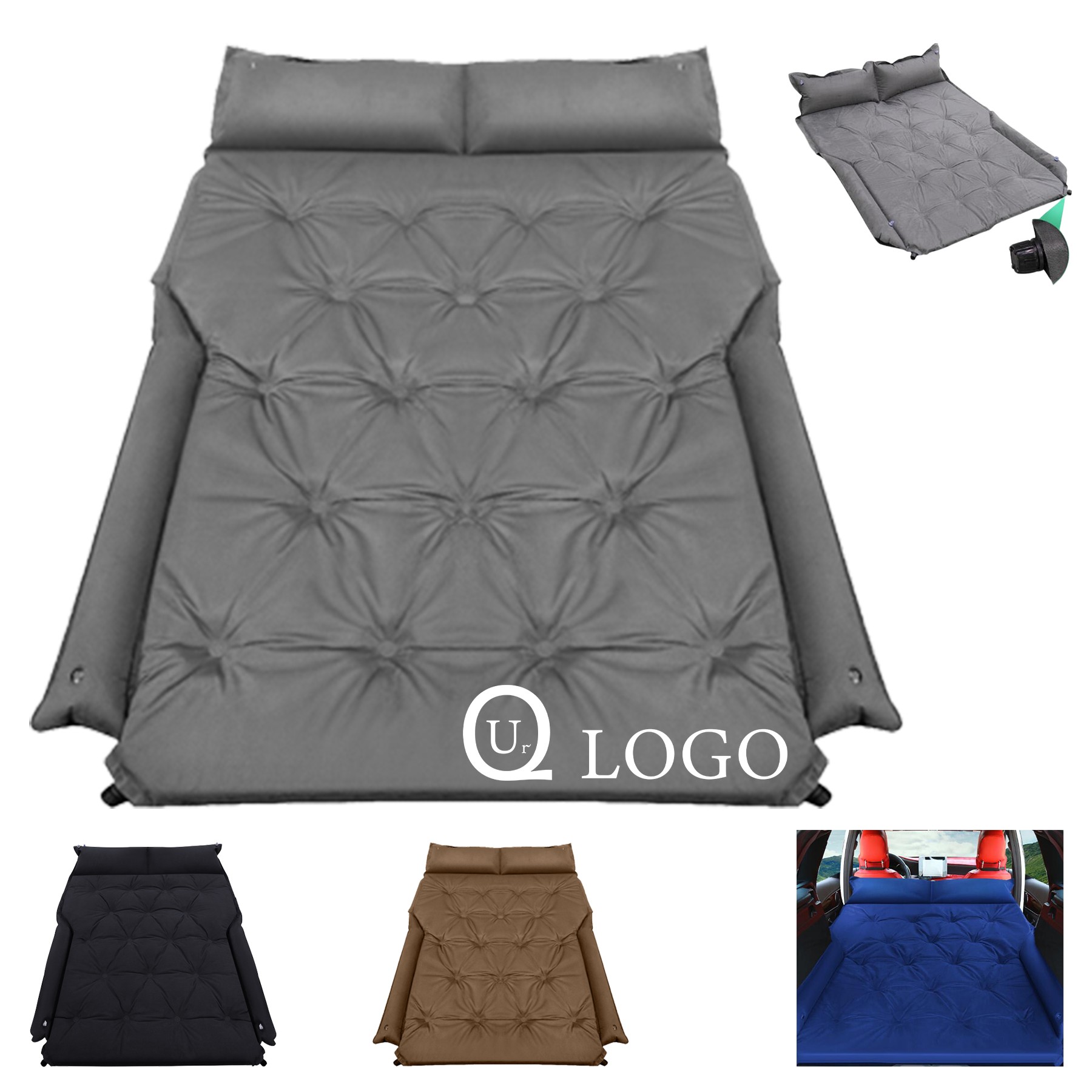 Automatic Inflatable Air Mattress W/ Pump And Plug