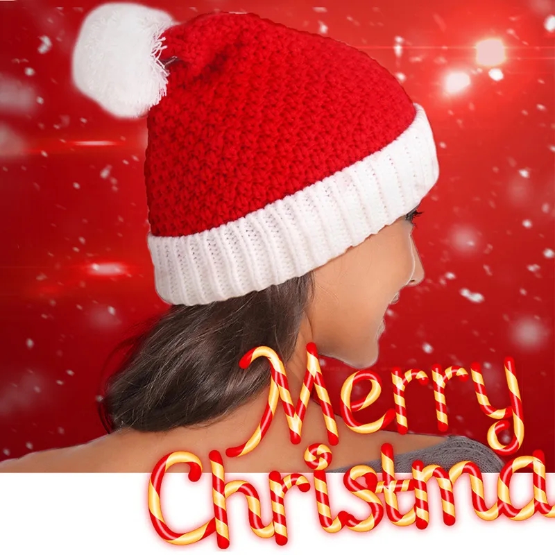 Custom Christmas Hats Winter Knitted Caps Unisex 2