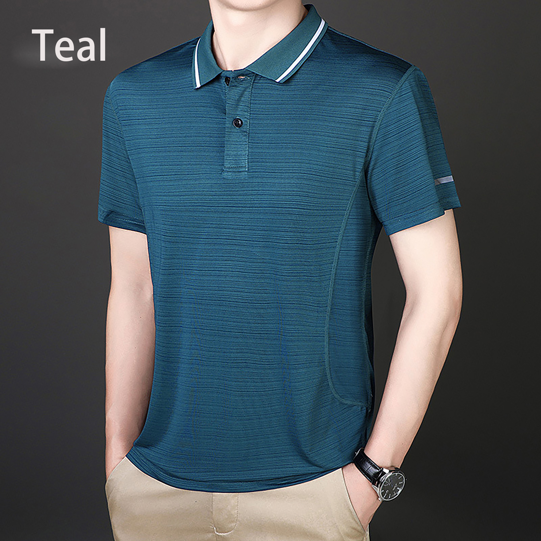 Lightweight & Soft Quick Dry Short Sleeve Polo Shirt for Outdoor Sport 6