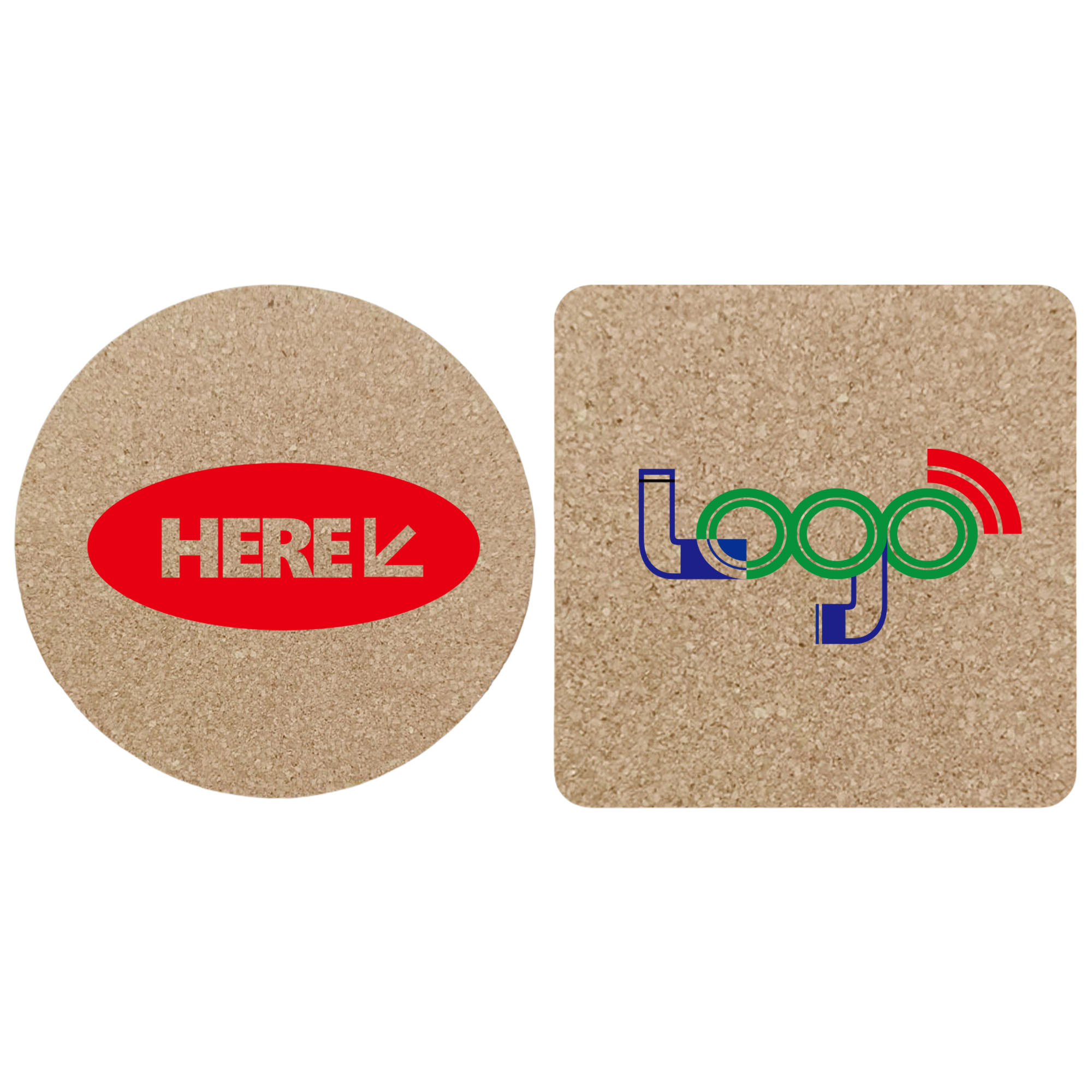 Full-Print Cork Coasters MOQ50 1