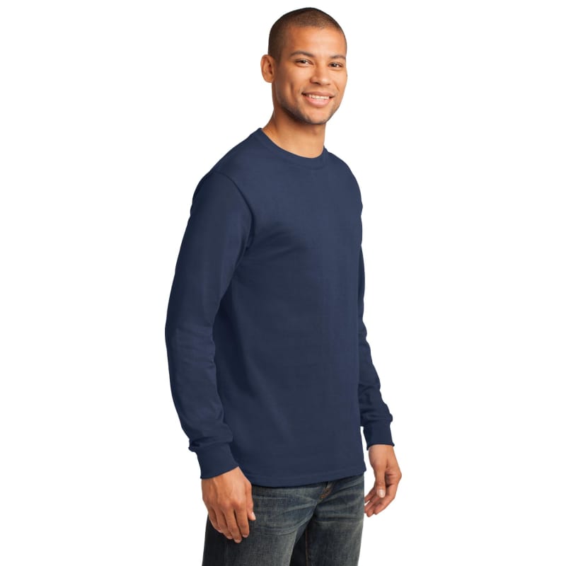 Port & Company Long Sleeve Essential Tee. 158
