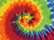 Unisex Multi-Color Tie-Dyed T-Shirt - 1000 228