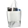 Large Laminated Metallic Bottom Tote 27