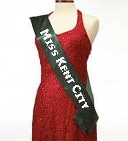 Hunter Green Custom Pageant Sash 2