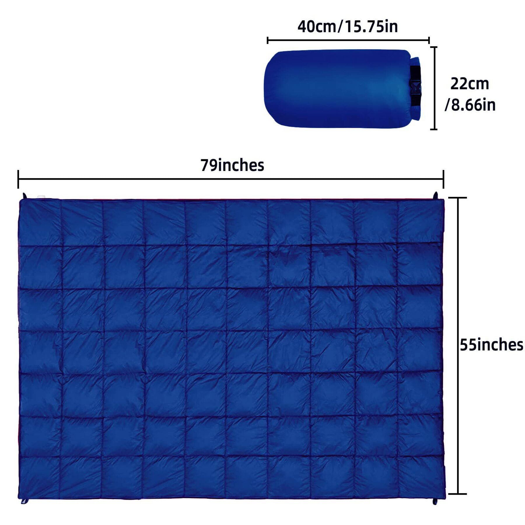 Outdoor Hiking Down Blanket 2