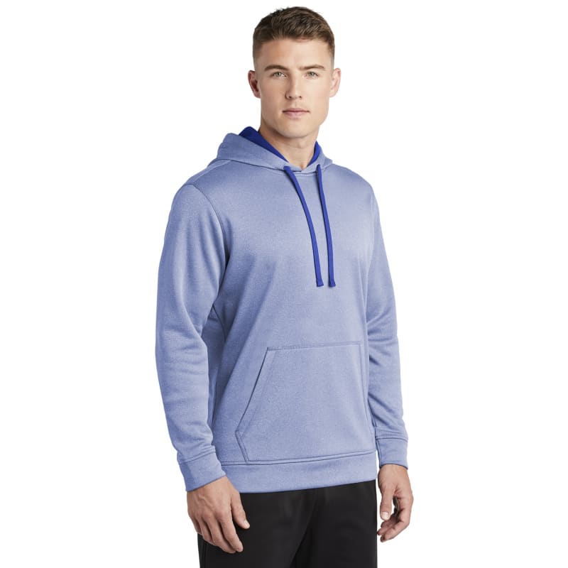 Sport-Tek PosiCharge Sport-Wick Heather Fleece Hooded Pullover. 7