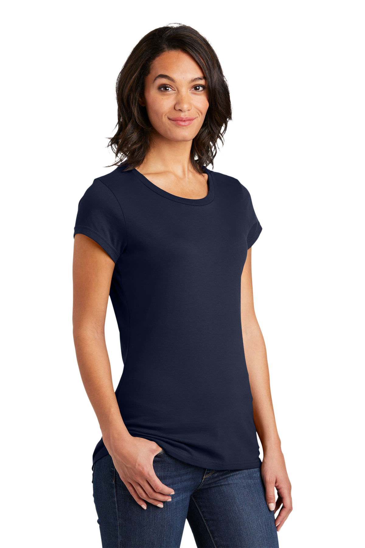 District Women's Fitted Very Important Tee . DT6001 112