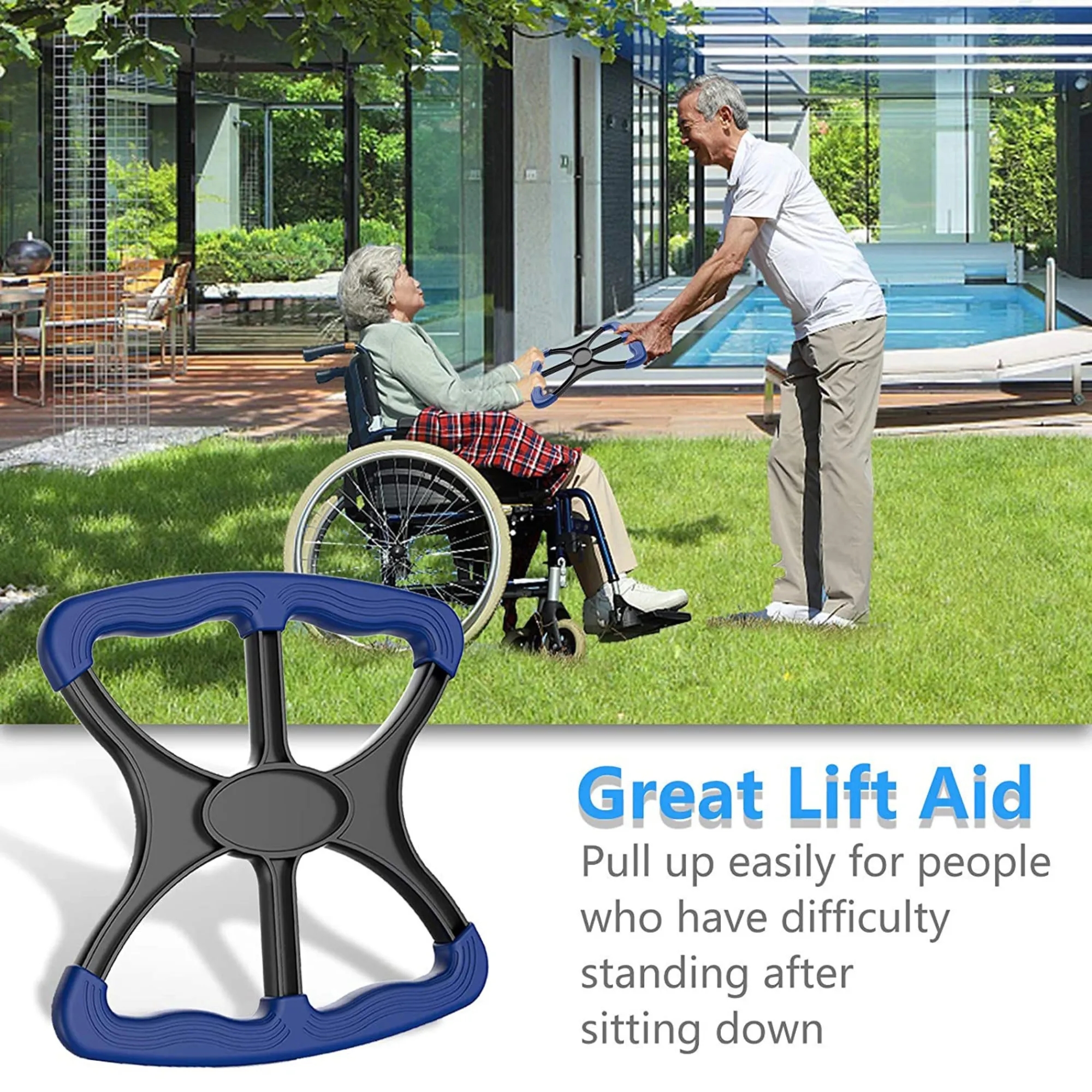 Non-contact elderly assistance standing aid 3