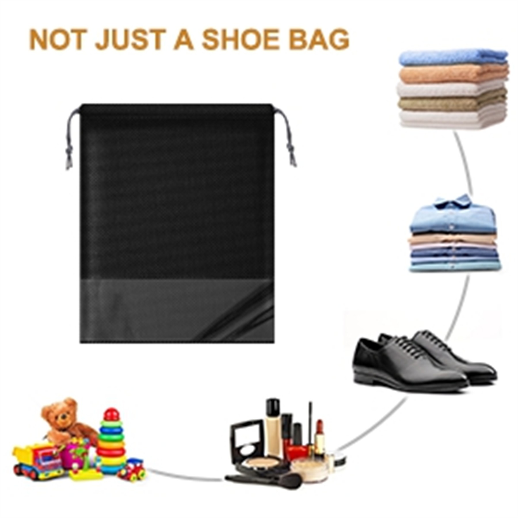Travel Drawstring Shoe Bag 6