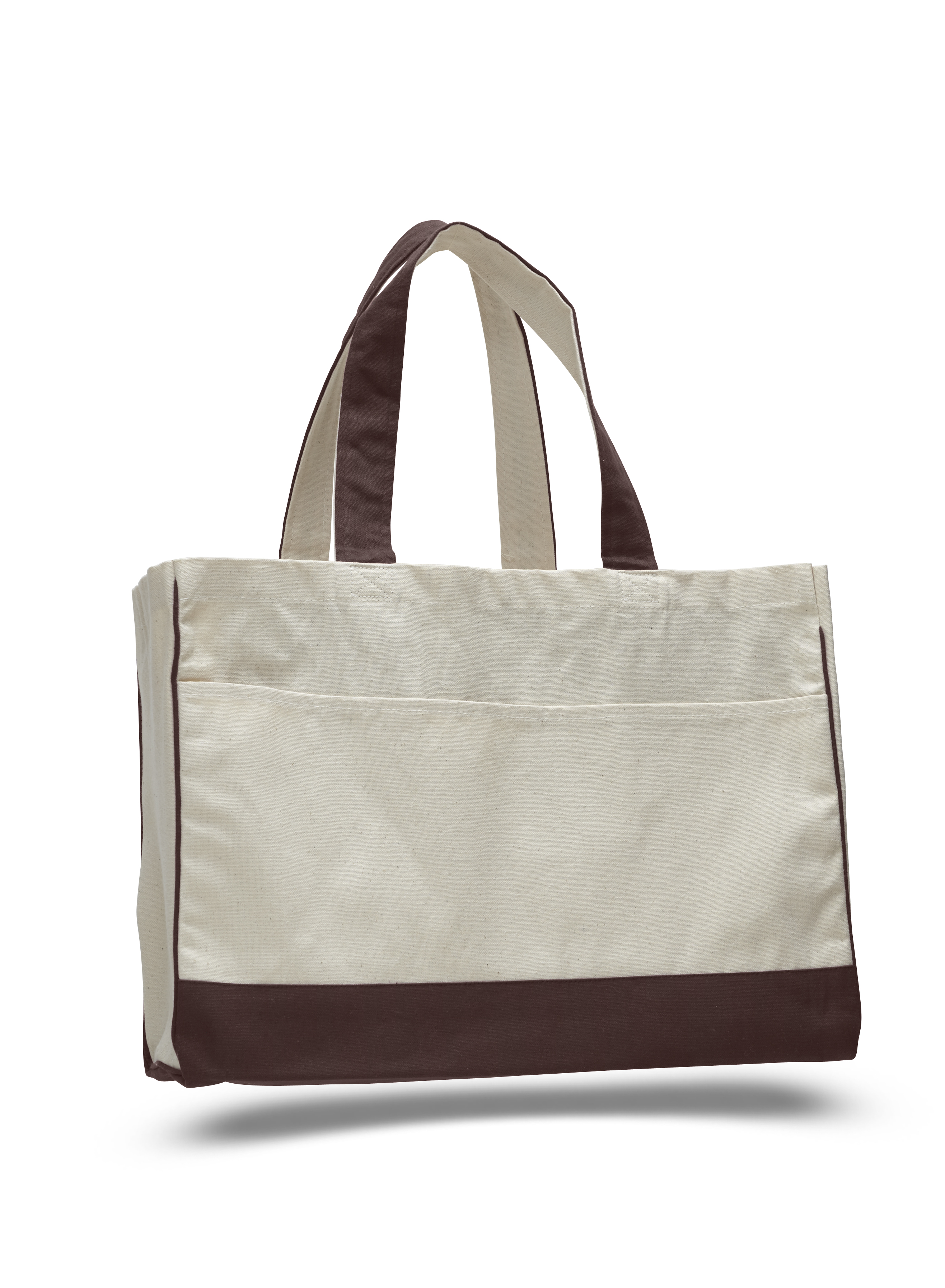 Heavy 12 oz. Cotton Canvas Shopping Tote - Colors, custom tote bag with logo imprint 4