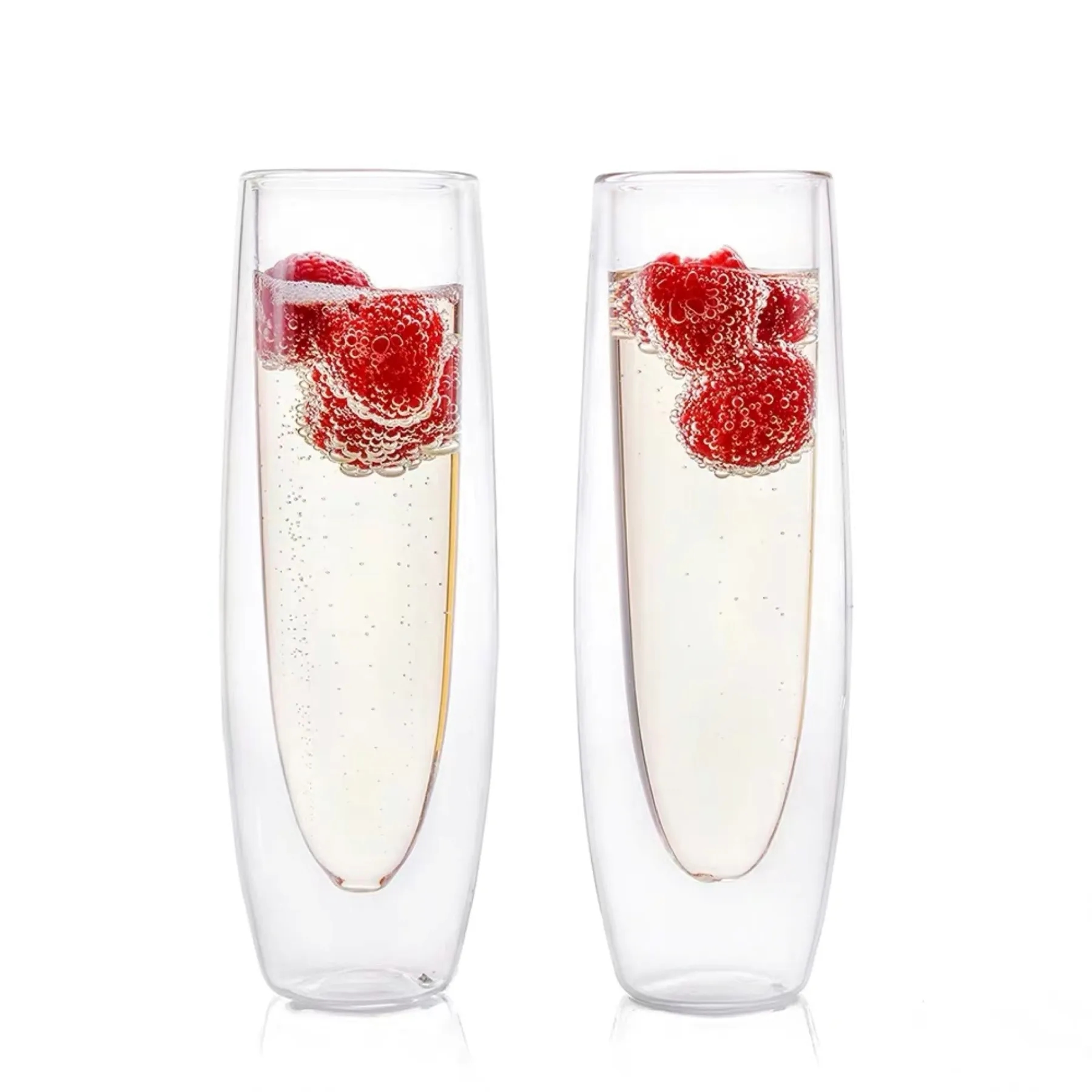 Stemless Double Wall Champagne Glass 4