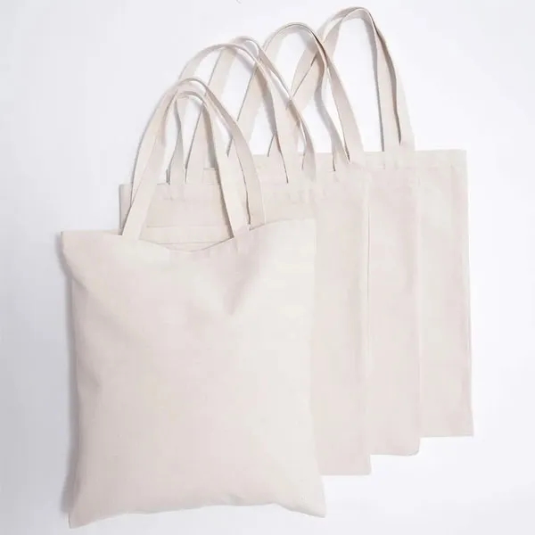Cotton Sheeting Natural Economy Tote - 12-1/2" x 12" 1