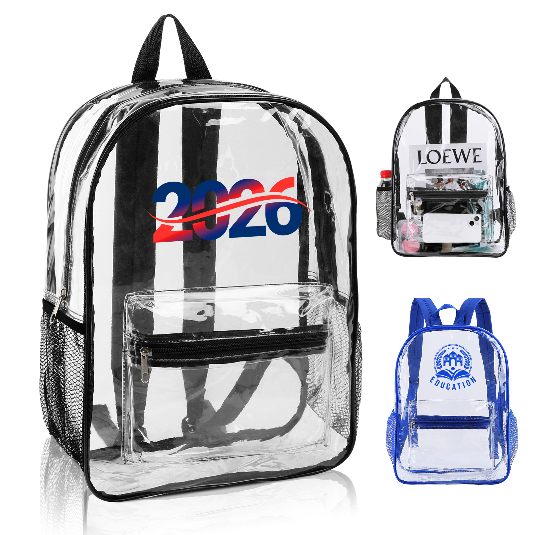 Security Clear PVC Backpack 1