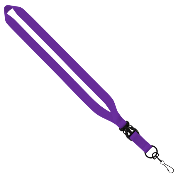 3/4" Polyester Lanyard with Slide Buckle Release & Swivel Snap Hook 27