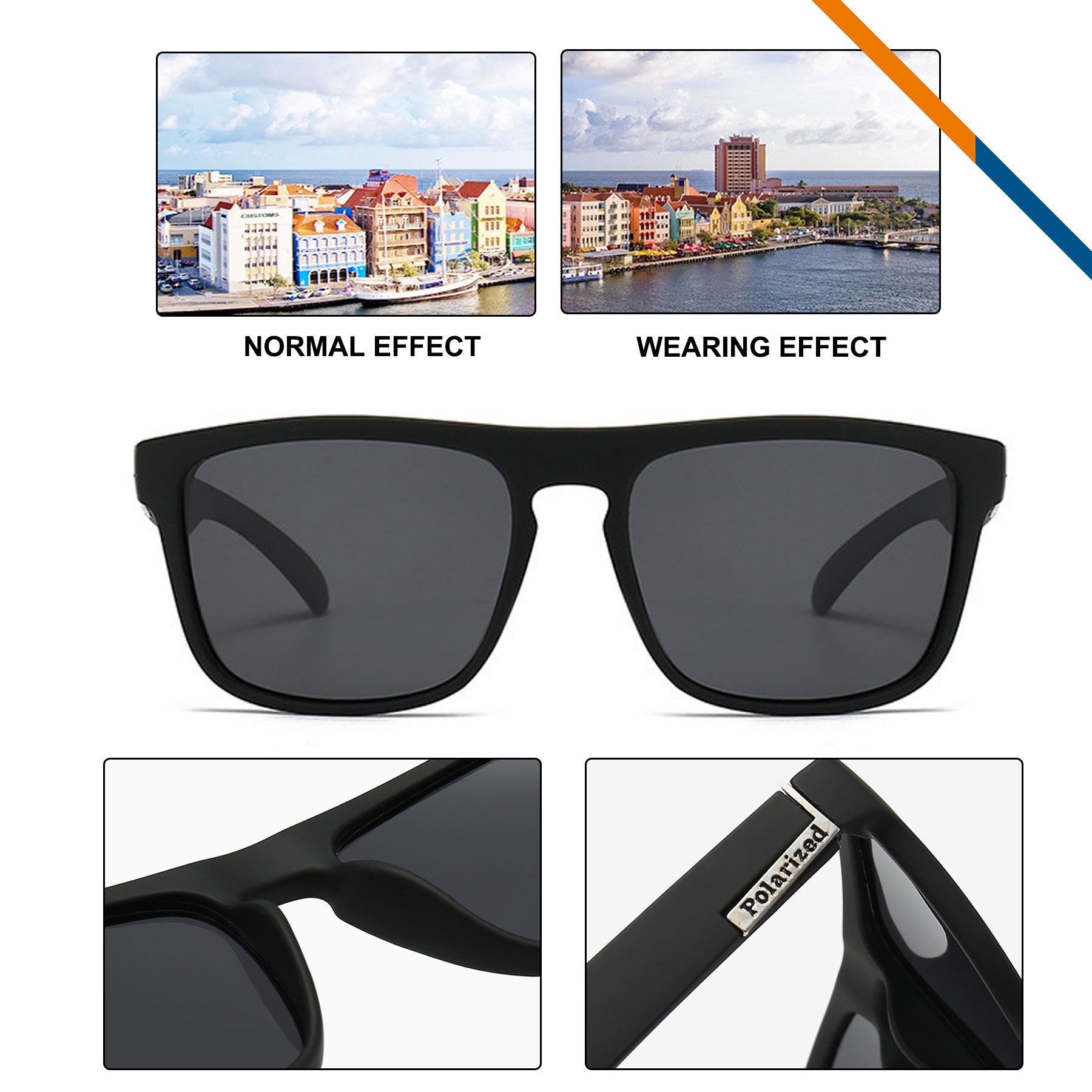 Mamie Two Tone Polarized Sunglasses 9