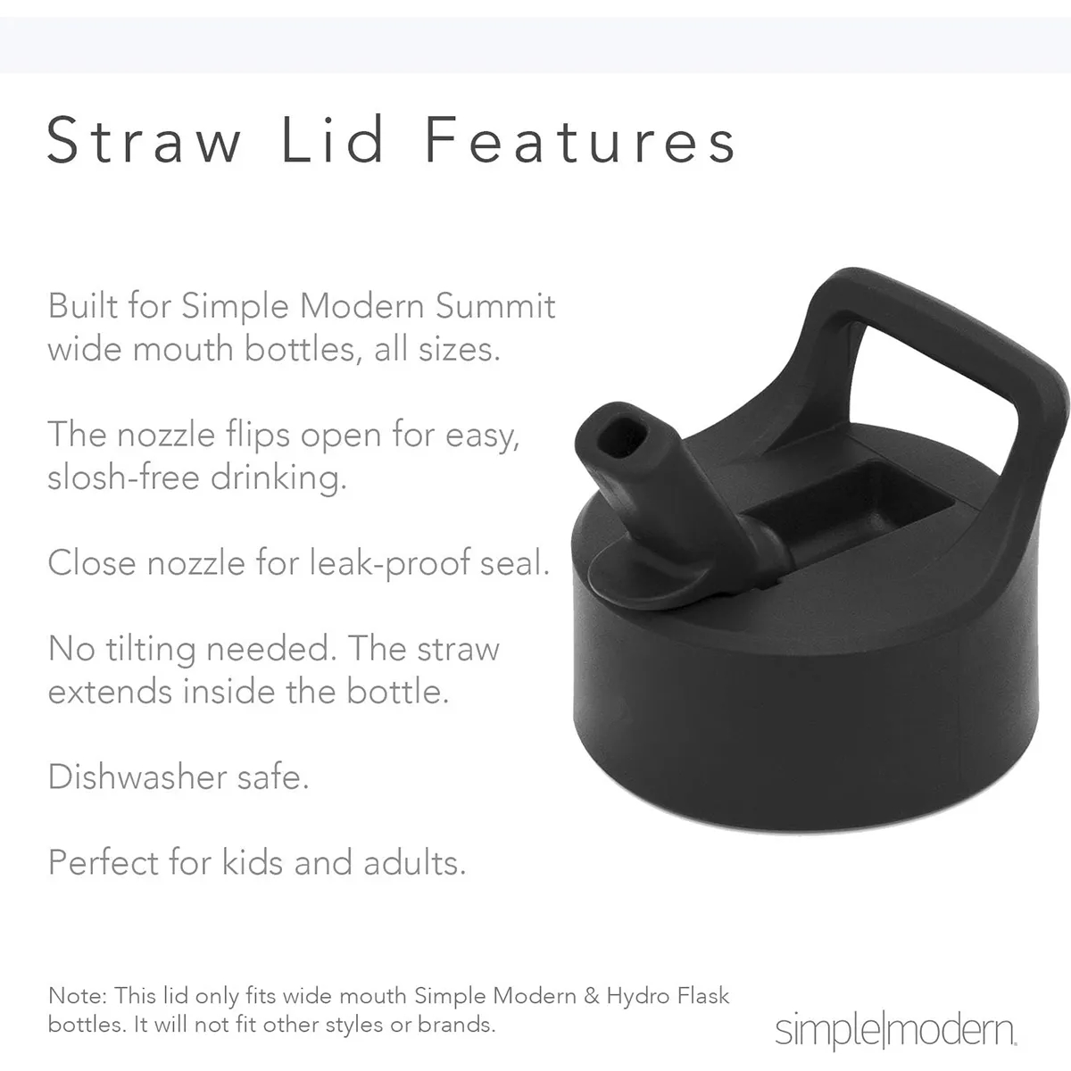 Simple Modern Vacuum Insulated Water Bottle With Straw Lid 2