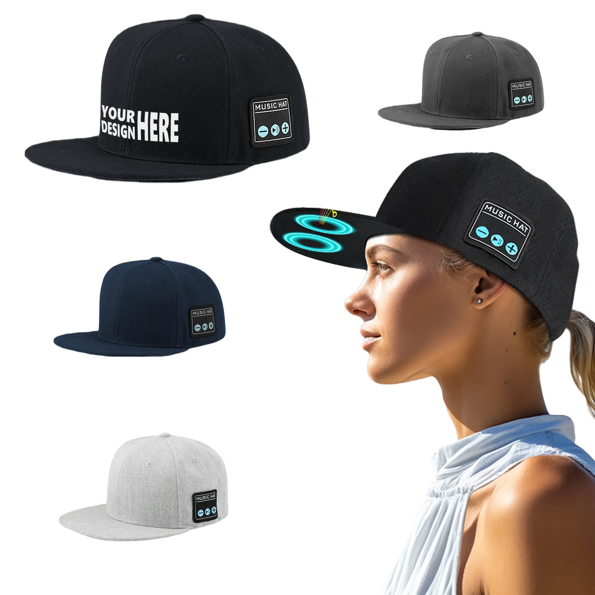 Wireless Audio Baseball Cap