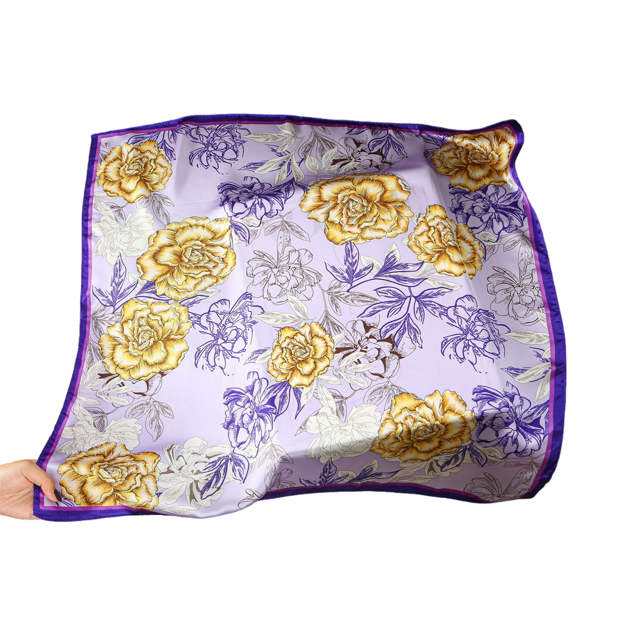 Women Elegant Square Scarf 8