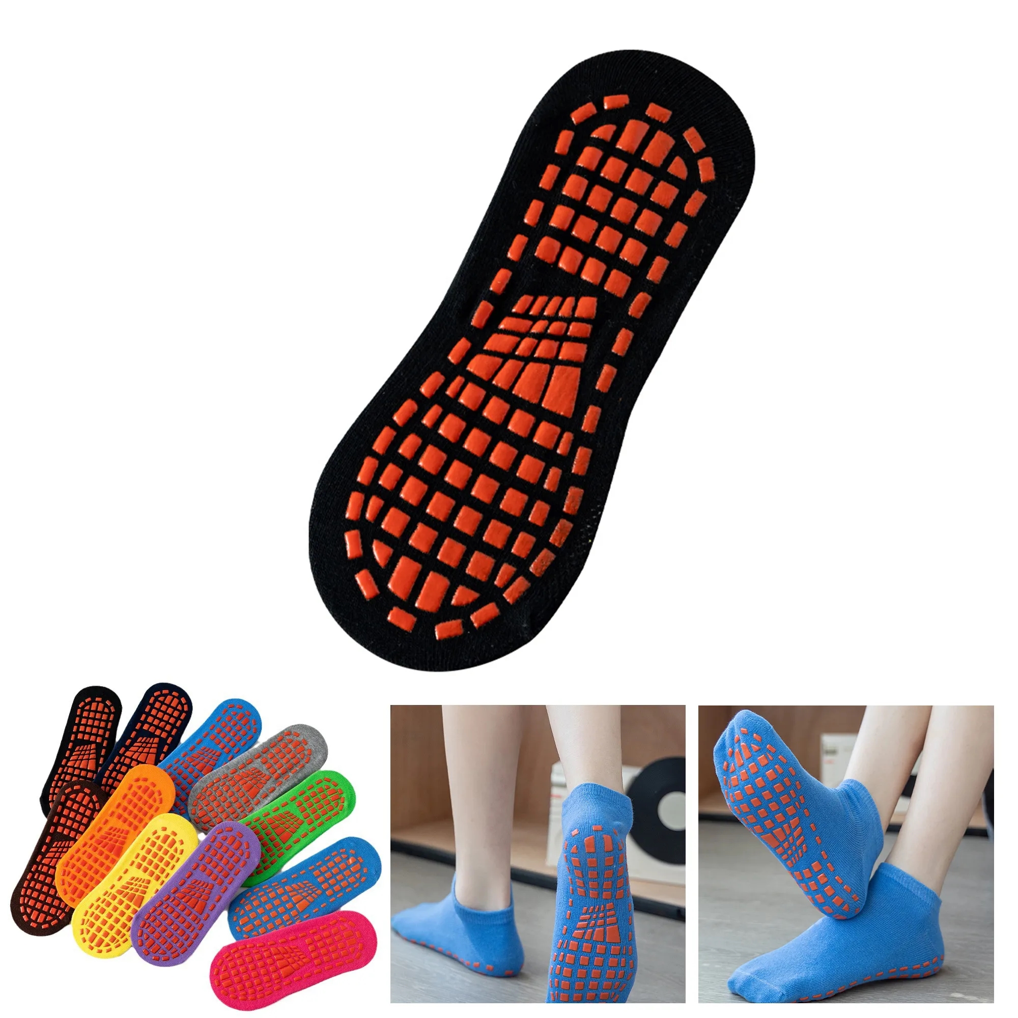 Indoor Trampoline Socks with Cushioned Sole 1