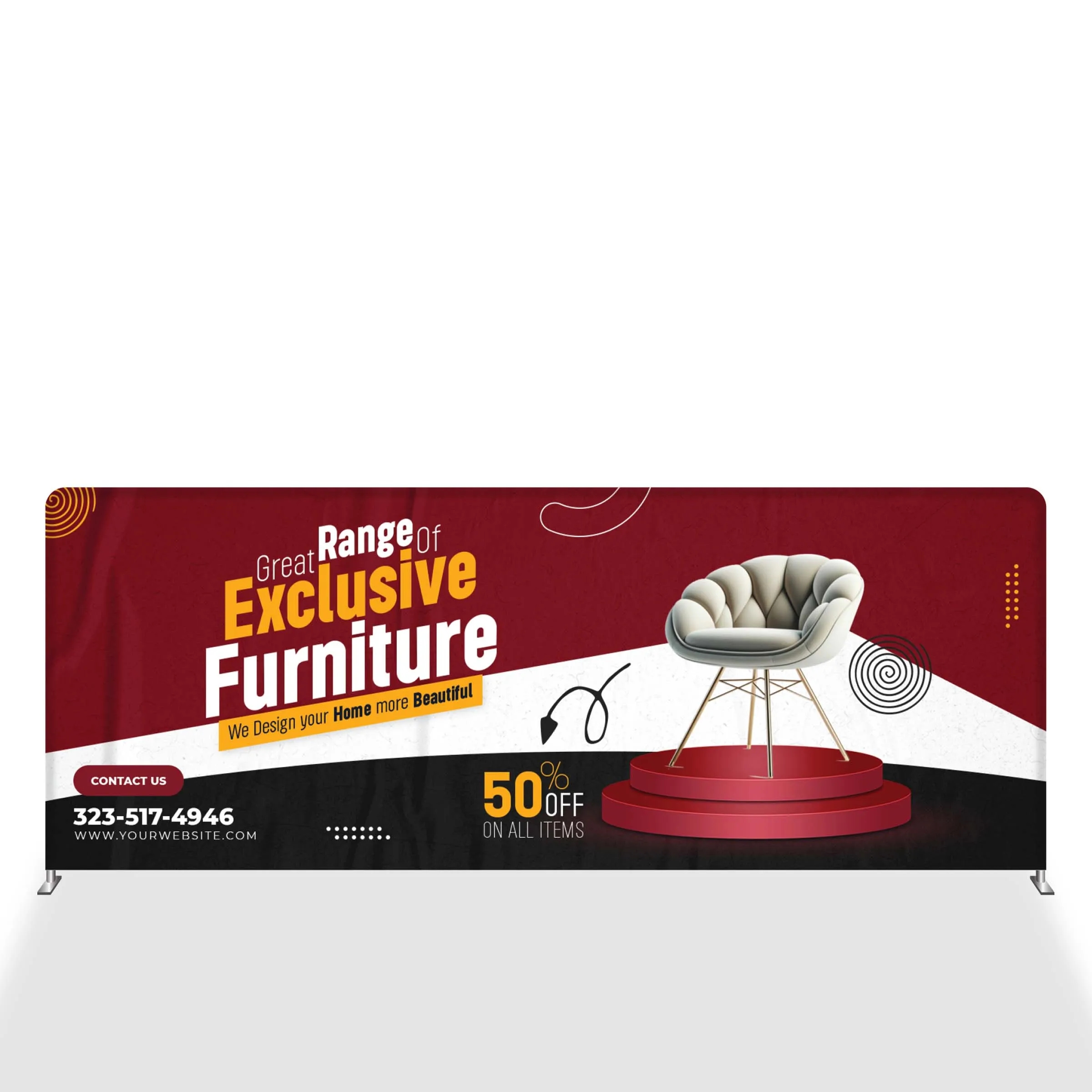 20' STRAIGHT TENSION FABRIC DISPLAY 4