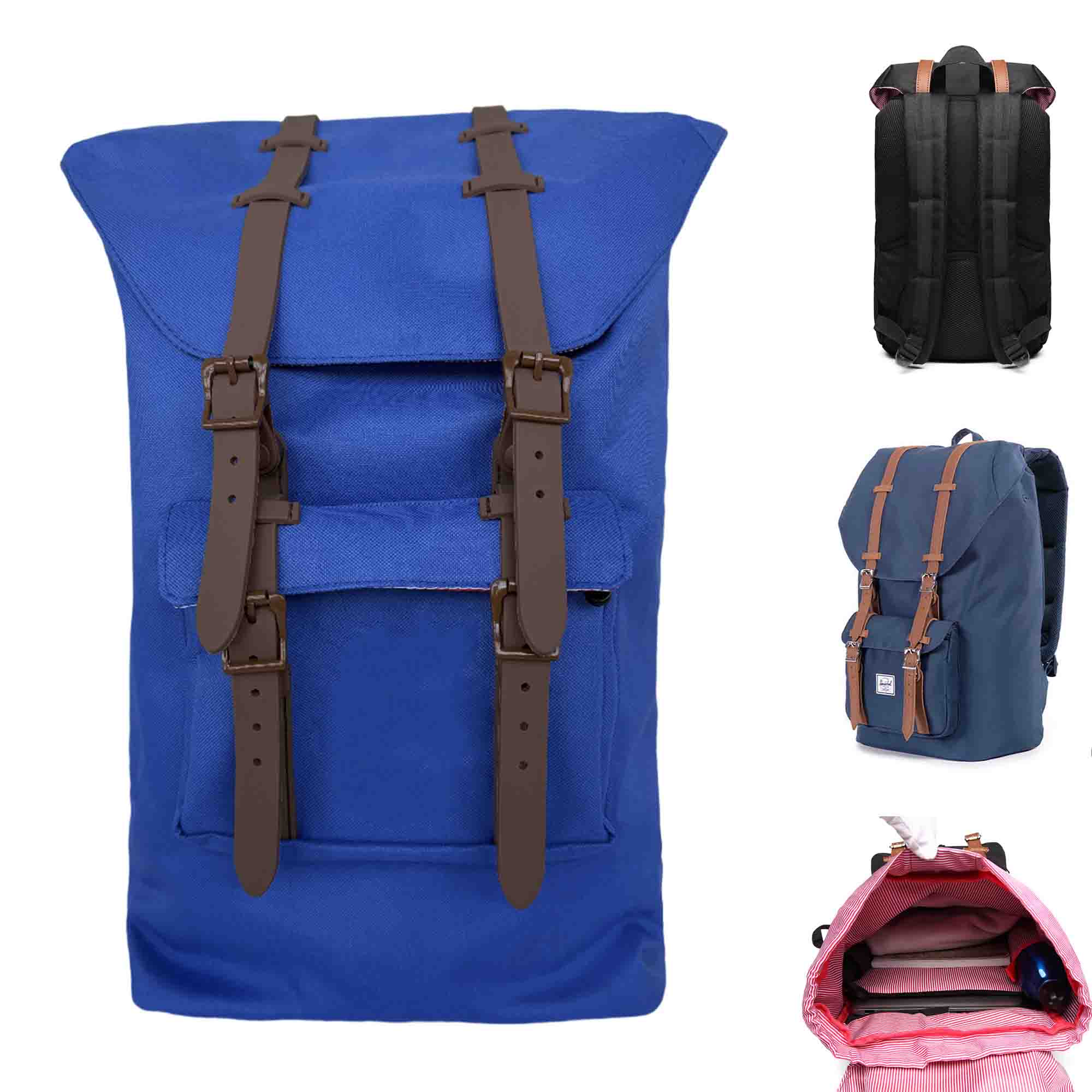 Lightweight Sleek Travel High Tech Laptop Backpack Schoolbag 2