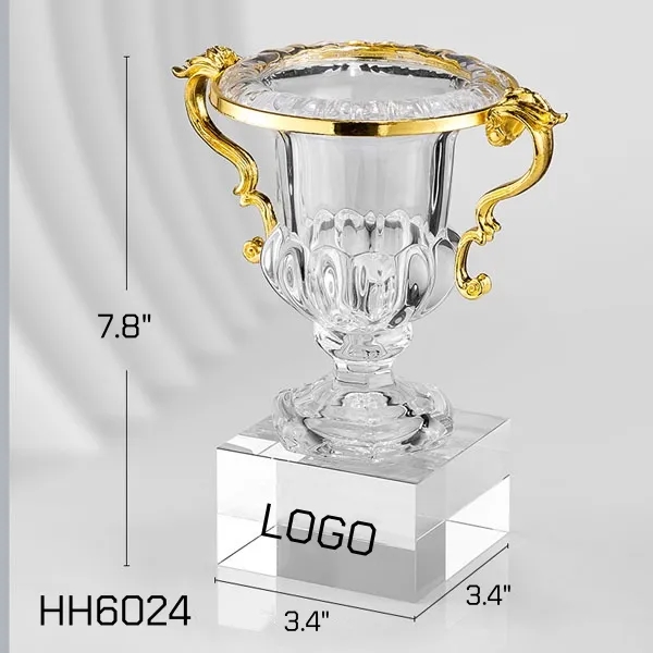 Luxury Crystal Trophy Cup for Winning Prizes 4