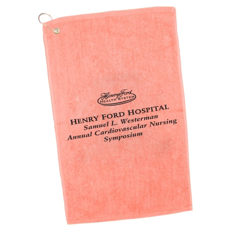 Colored Hand Towel Hemmed 10