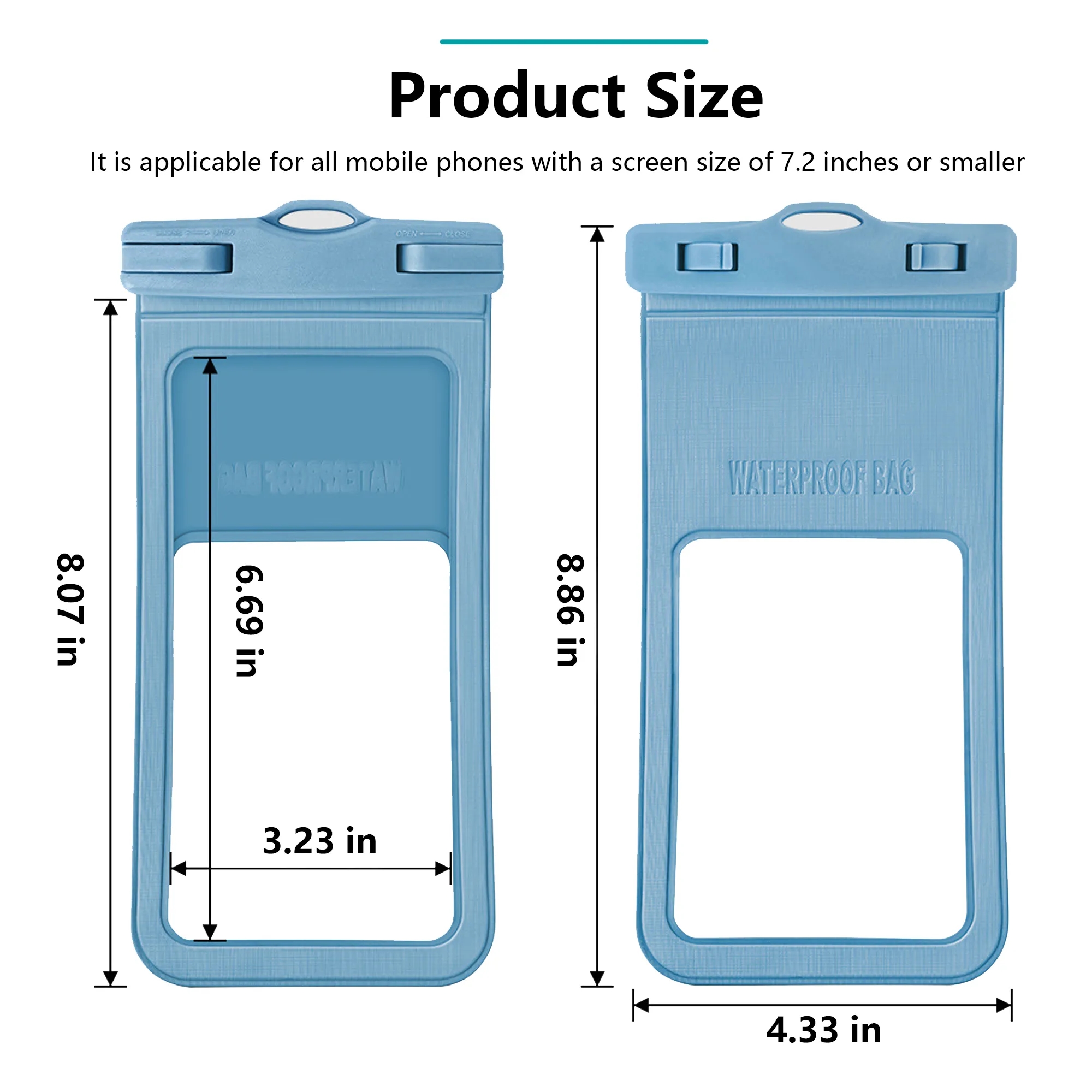 Touchscreen Mobile Phone Waterproof Bag 10