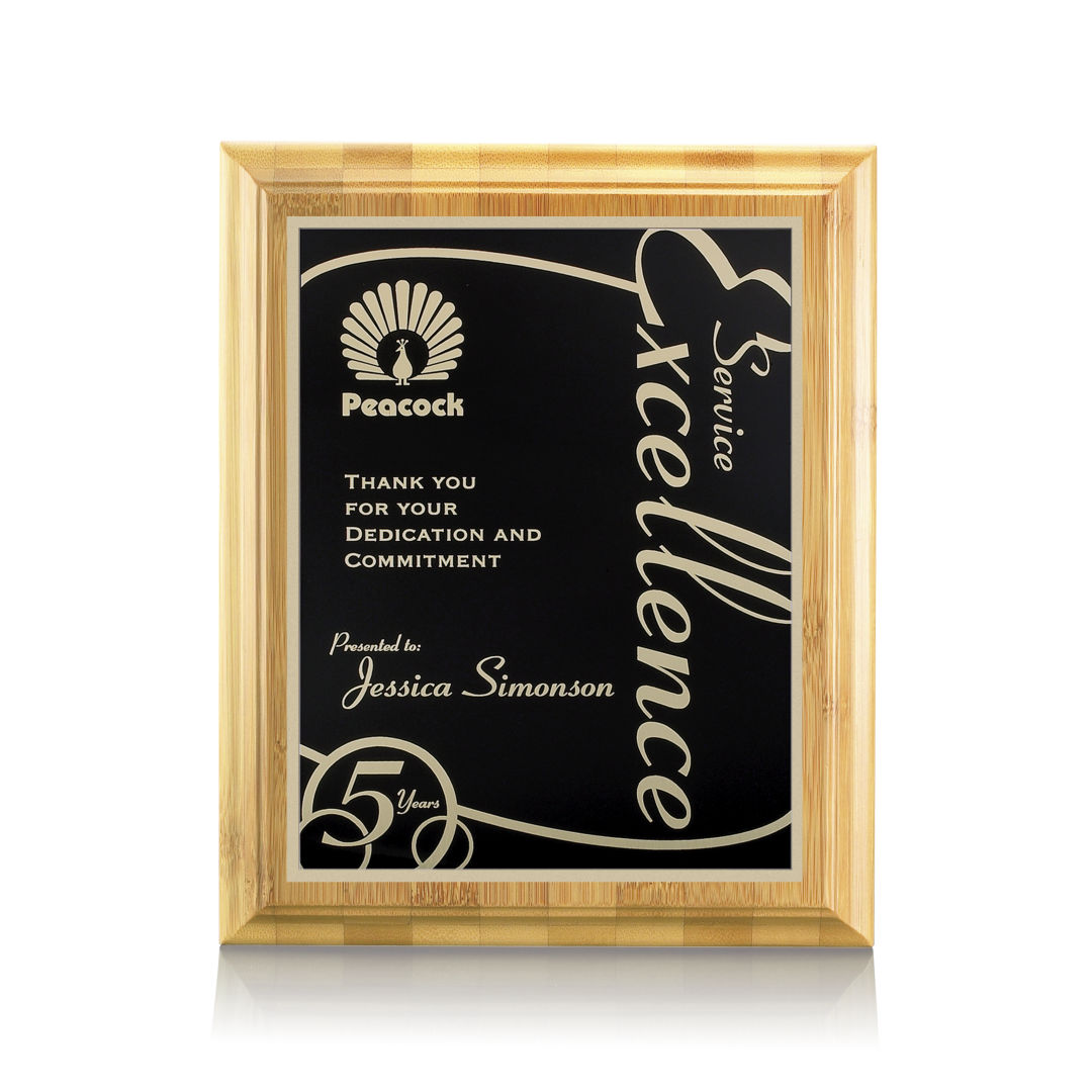 Bamboo/Marietta Plaque - Black 7