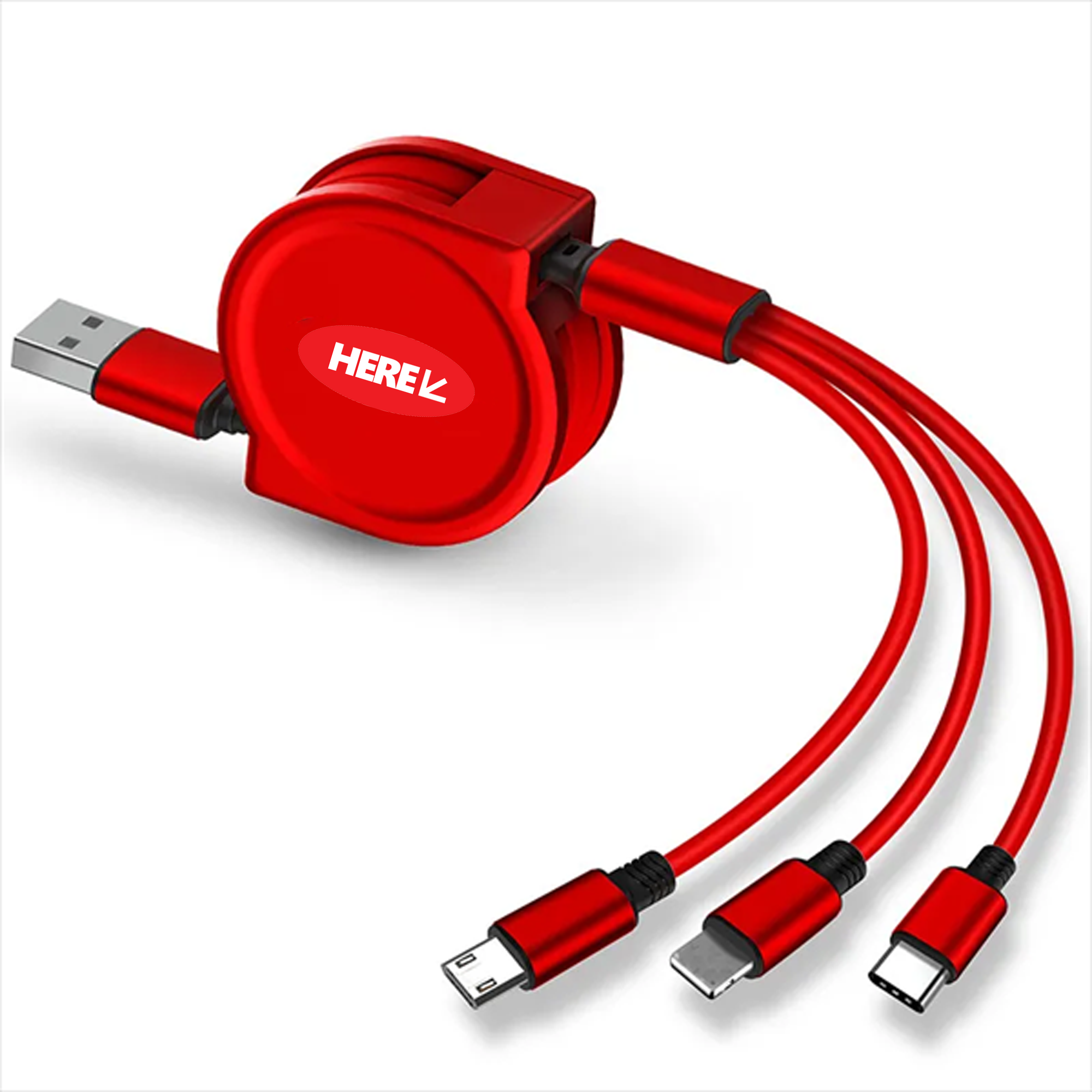 3 In 1 Telescoping Fast Charge Cable Data Line 3