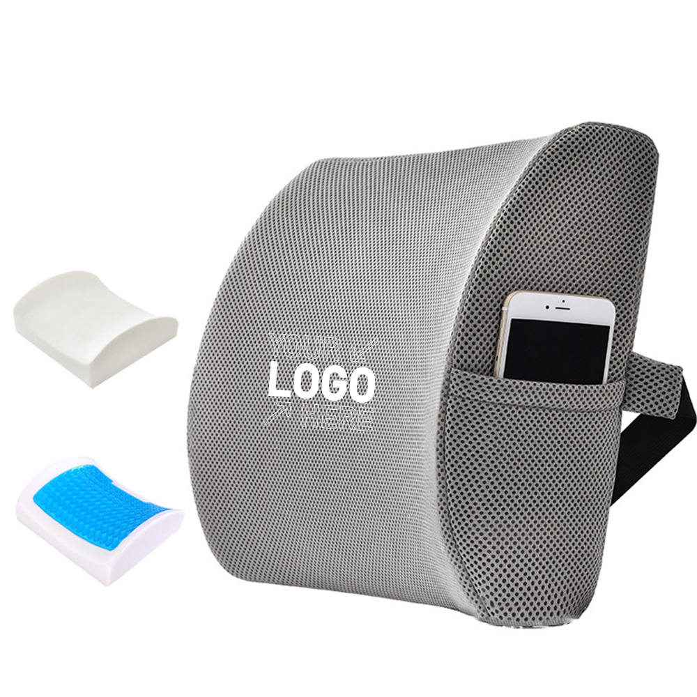 Memory Foam Back Support Cushion Lumbar Pillow 2
