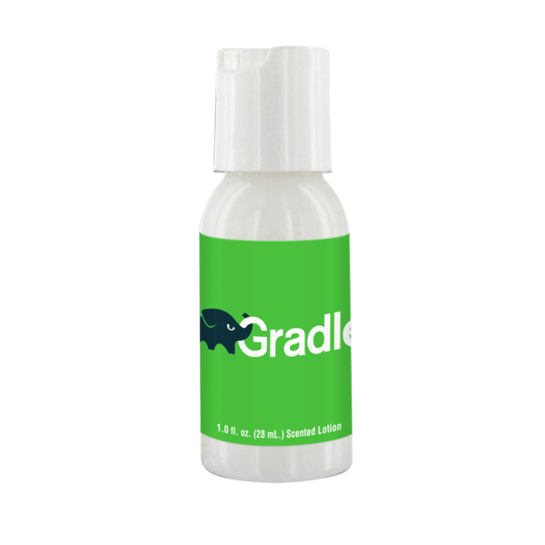 1 oz Lotion in Clear Round Bottle 1