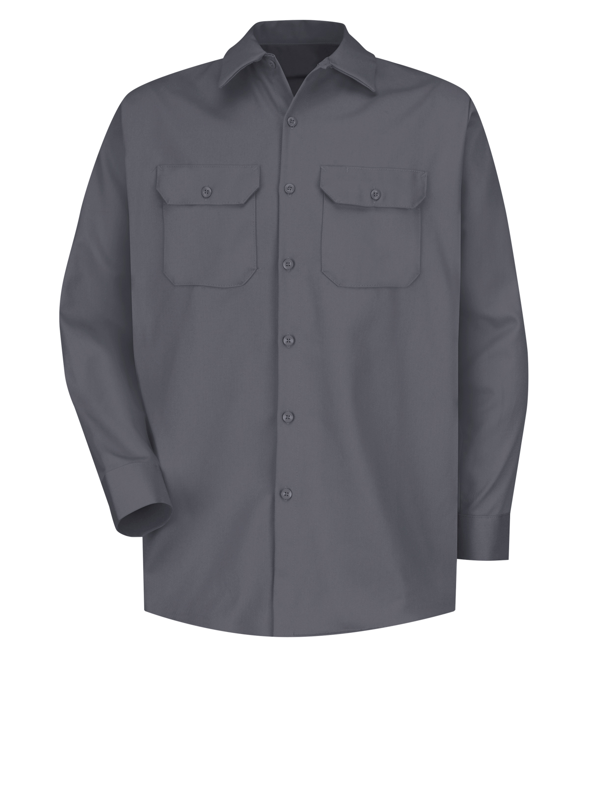 Red Kap Shirts -  Men's Long Sleeve Deluxe Heavyweight Cotton Shirt
