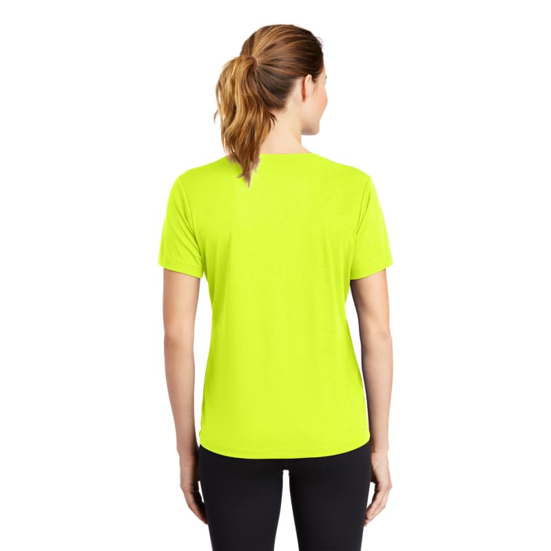 Sport-Tek Women's PosiCharge RacerMesh V-Neck Tee. 23