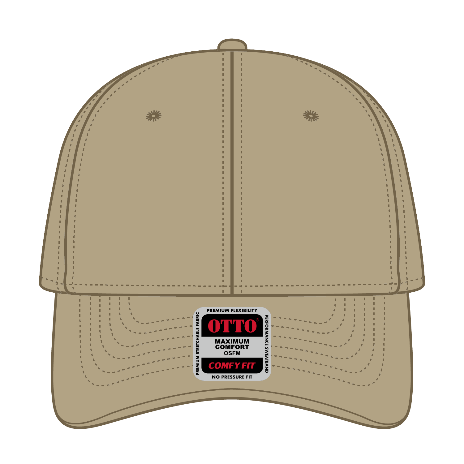 OTTO CAP® OTTO COMFY FIT® 6 Panel Low Profile Baseball Cap 24