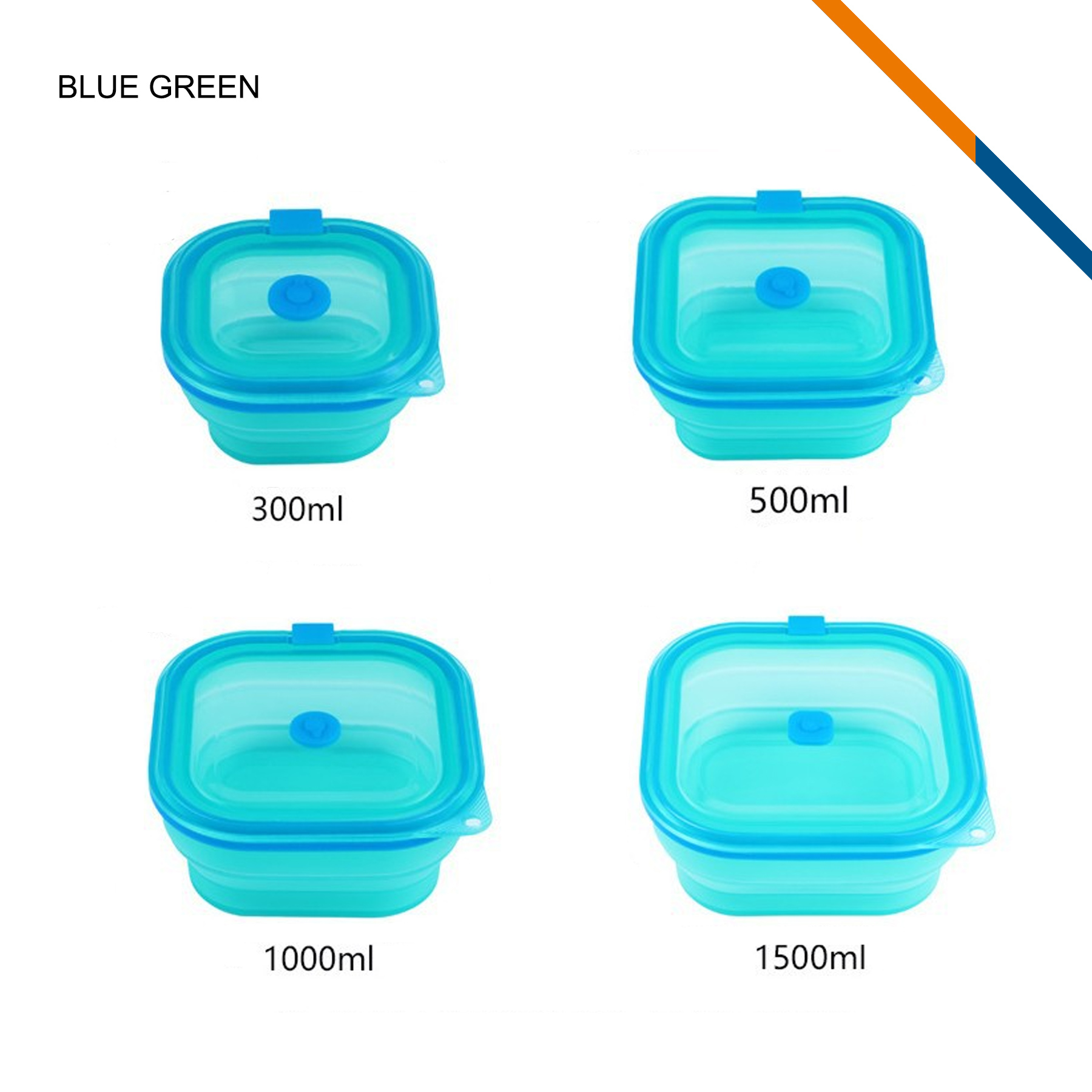 Corinne Collapsible Silicone Lunch Box 11