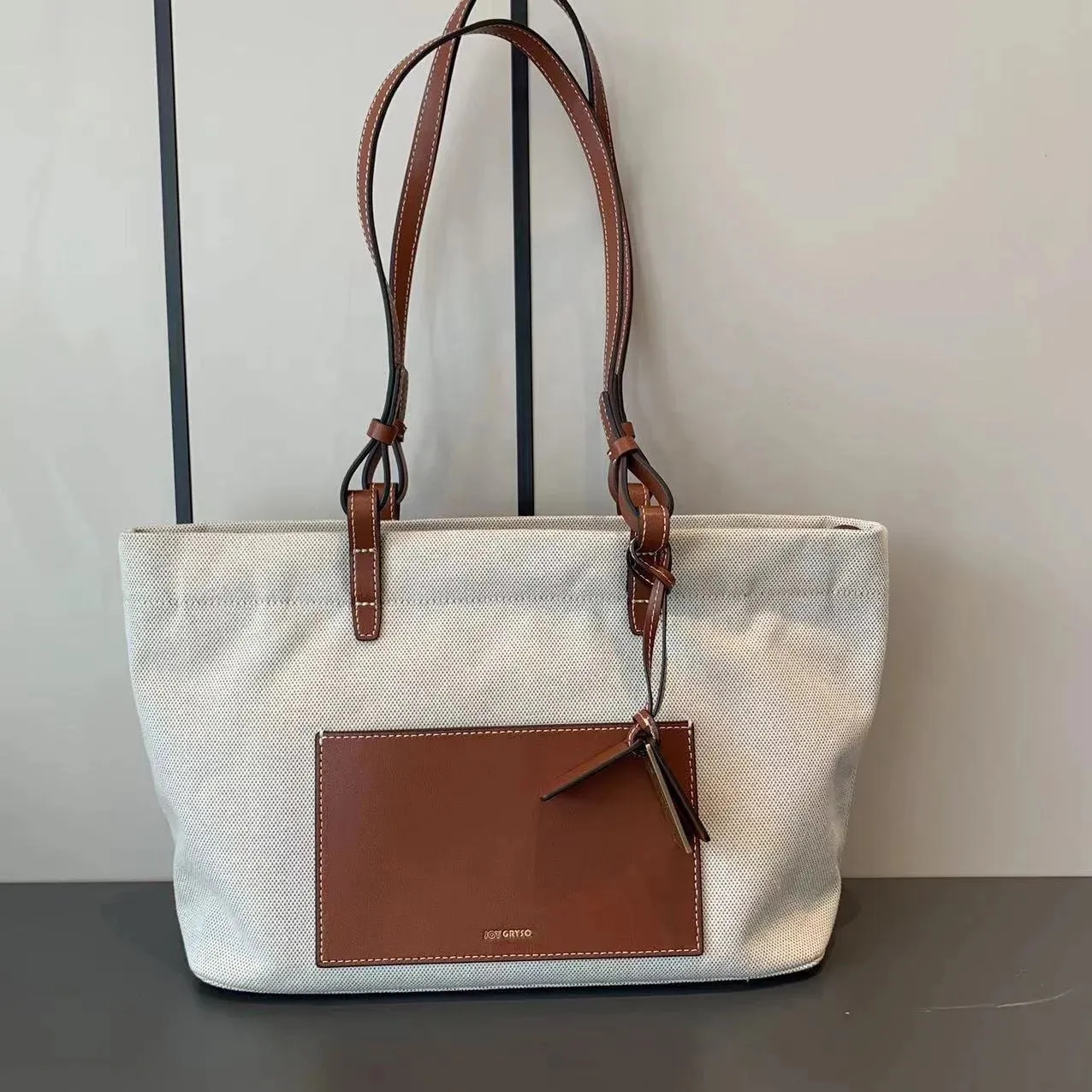 Canvas Cordura Womens Tote, custom tote bag with logo imprint 3