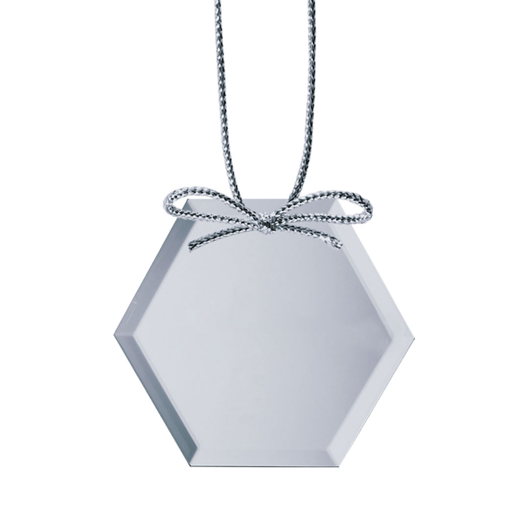 Mirror Ornament - Hexagon 3