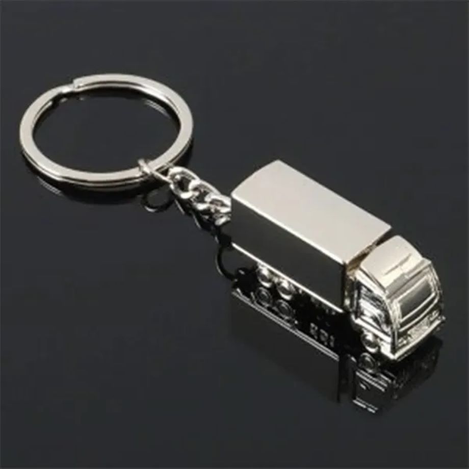 Metal Keychain in Mini Truck Shape 2
