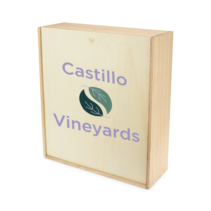 Twine Living® 3-Bottle Wood Wine Box